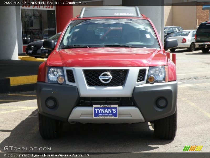 Red Brick / Graphite/Steel 2009 Nissan Xterra X 4x4