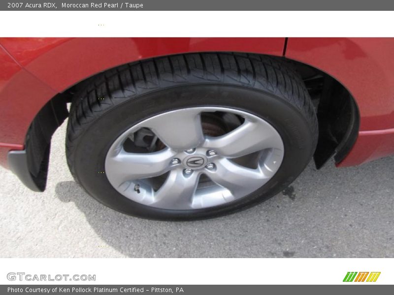 Moroccan Red Pearl / Taupe 2007 Acura RDX
