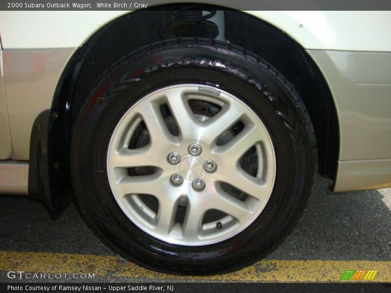 White Birch / Gray 2000 Subaru Outback Wagon