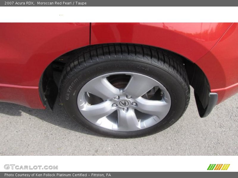 Moroccan Red Pearl / Taupe 2007 Acura RDX