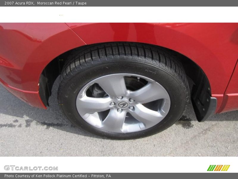 Moroccan Red Pearl / Taupe 2007 Acura RDX