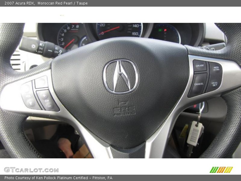Moroccan Red Pearl / Taupe 2007 Acura RDX