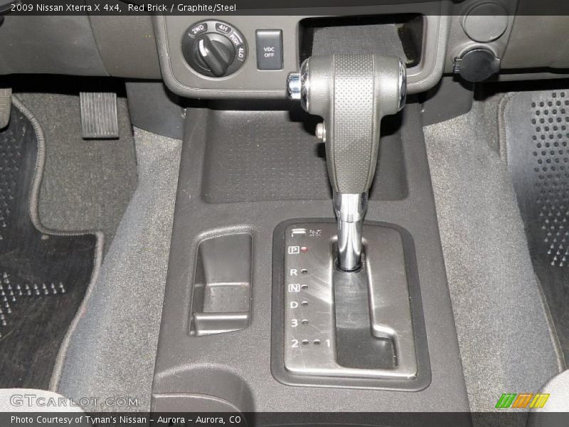 Red Brick / Graphite/Steel 2009 Nissan Xterra X 4x4