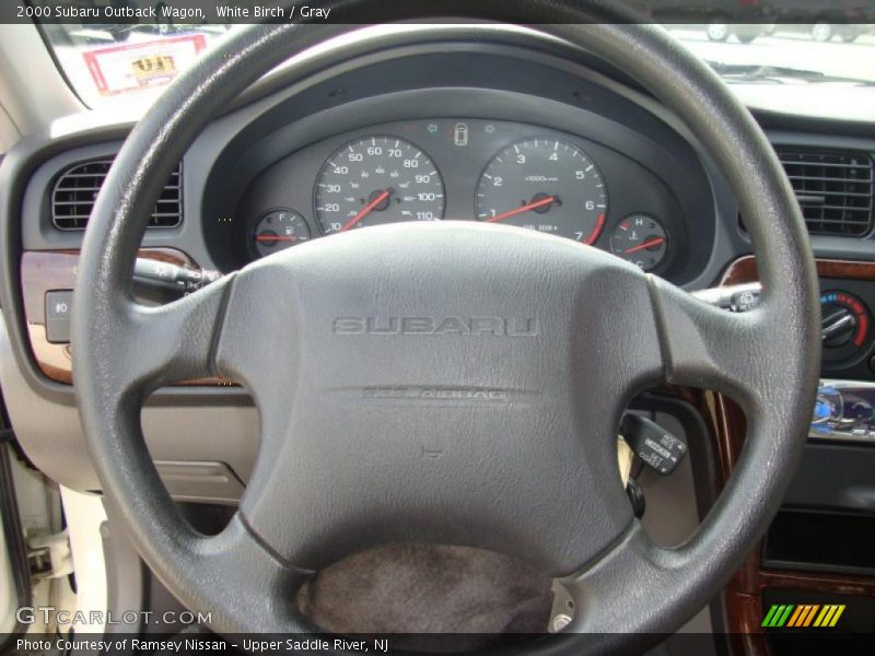White Birch / Gray 2000 Subaru Outback Wagon