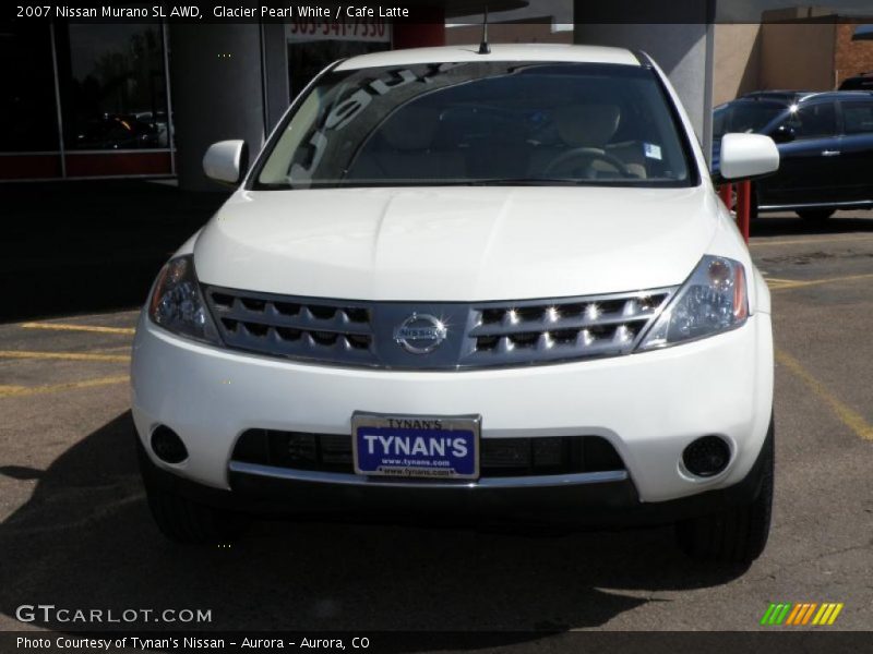 Glacier Pearl White / Cafe Latte 2007 Nissan Murano SL AWD