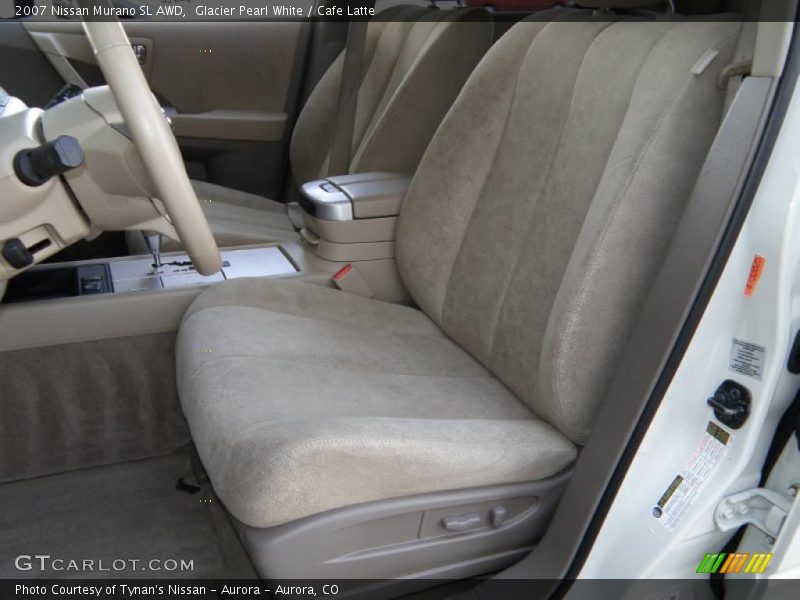 Glacier Pearl White / Cafe Latte 2007 Nissan Murano SL AWD