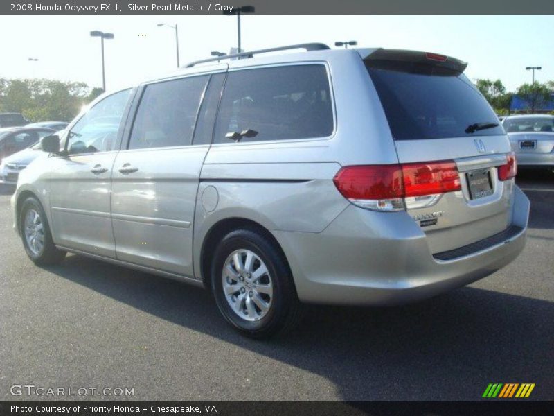 Silver Pearl Metallic / Gray 2008 Honda Odyssey EX-L