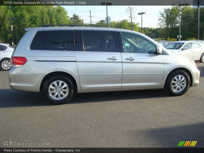 Silver Pearl Metallic / Gray 2008 Honda Odyssey EX-L