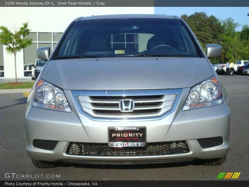 Silver Pearl Metallic / Gray 2008 Honda Odyssey EX-L