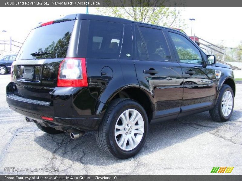 Narvik Black / Alpaca Beige 2008 Land Rover LR2 SE