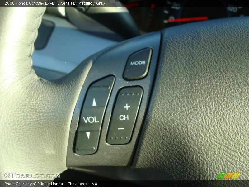 Silver Pearl Metallic / Gray 2008 Honda Odyssey EX-L