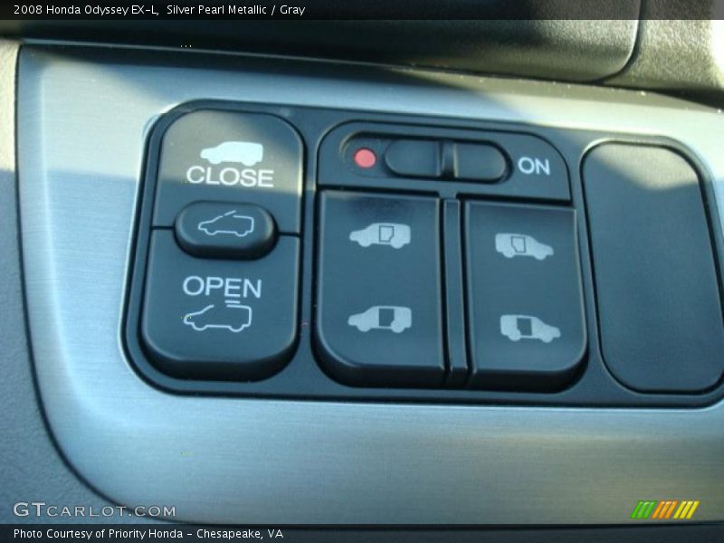 Silver Pearl Metallic / Gray 2008 Honda Odyssey EX-L