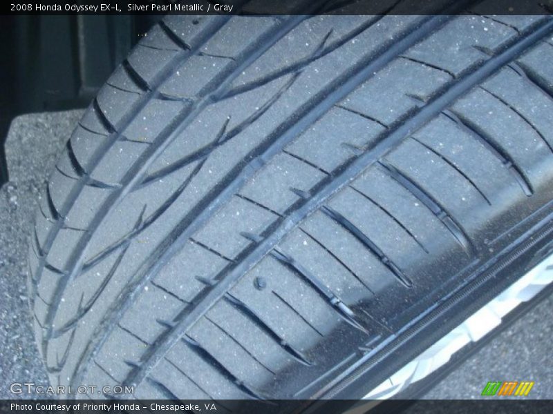 Silver Pearl Metallic / Gray 2008 Honda Odyssey EX-L