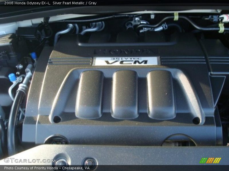 Silver Pearl Metallic / Gray 2008 Honda Odyssey EX-L