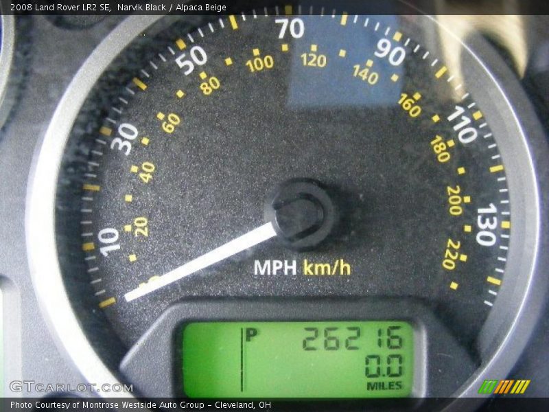 Narvik Black / Alpaca Beige 2008 Land Rover LR2 SE