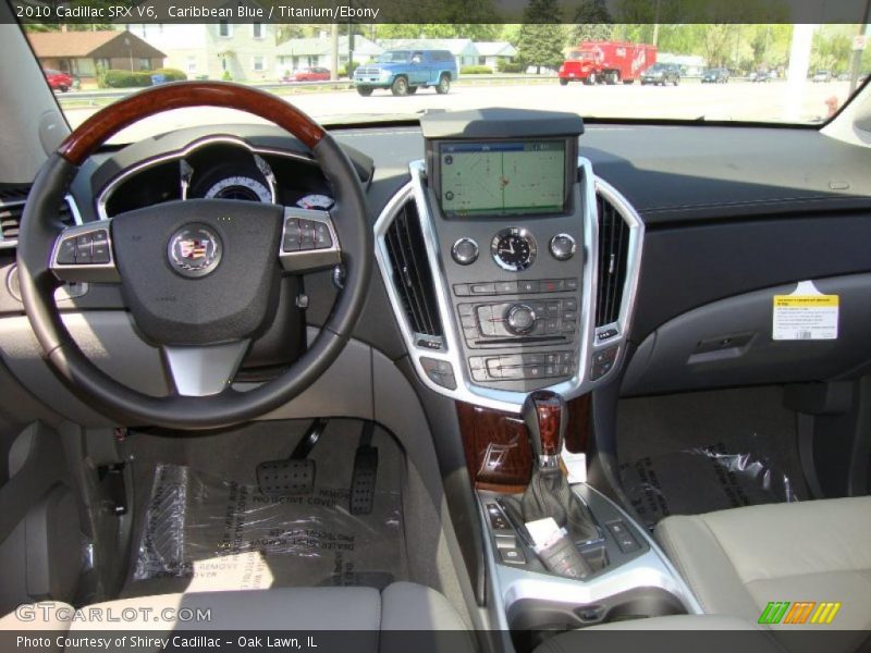 Caribbean Blue / Titanium/Ebony 2010 Cadillac SRX V6