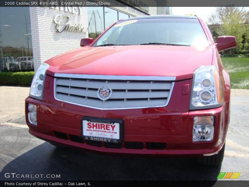 Crystal Red / Ebony/Ebony 2008 Cadillac SRX 4 V6 AWD