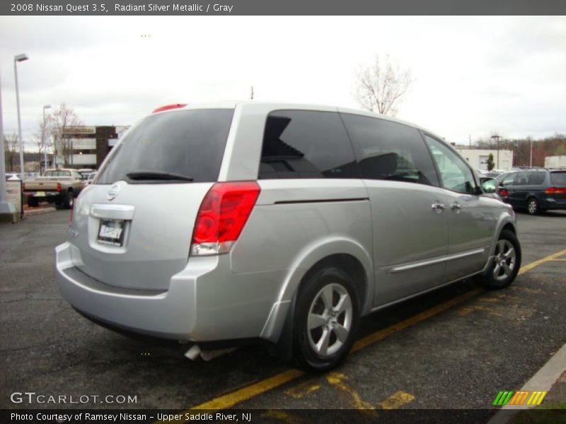 Radiant Silver Metallic / Gray 2008 Nissan Quest 3.5