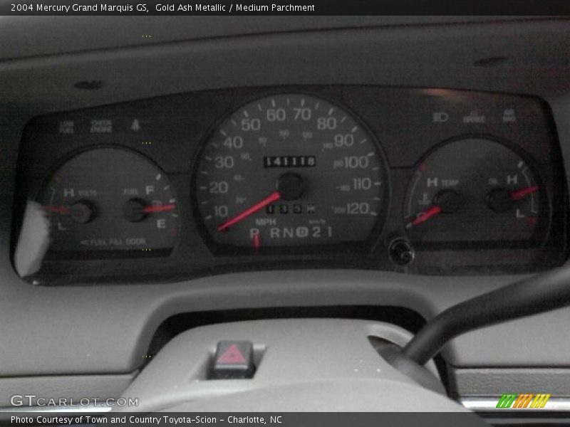 Gold Ash Metallic / Medium Parchment 2004 Mercury Grand Marquis GS