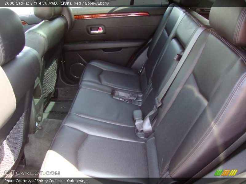 Crystal Red / Ebony/Ebony 2008 Cadillac SRX 4 V6 AWD