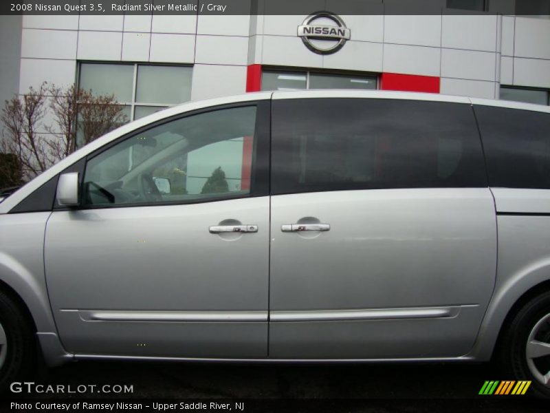 Radiant Silver Metallic / Gray 2008 Nissan Quest 3.5
