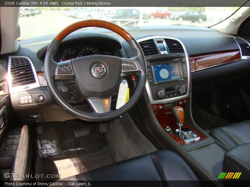 Crystal Red / Ebony/Ebony 2008 Cadillac SRX 4 V6 AWD