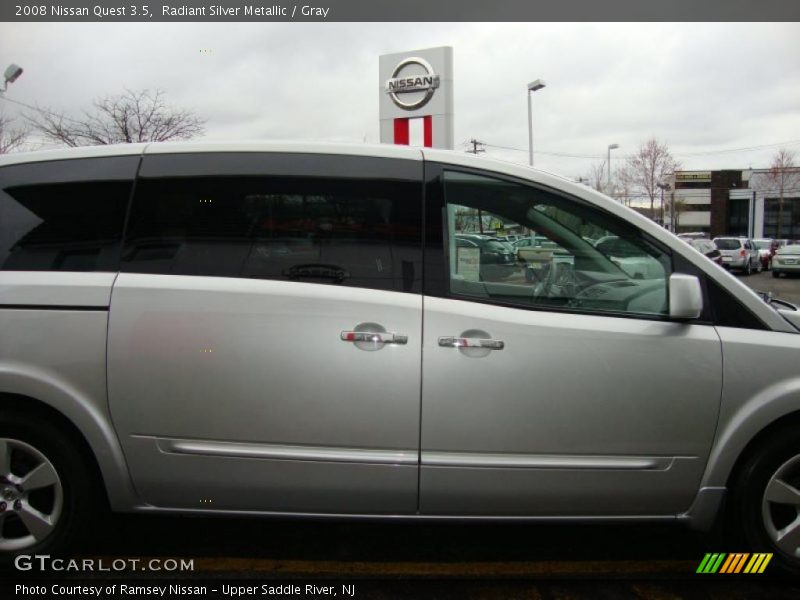 Radiant Silver Metallic / Gray 2008 Nissan Quest 3.5