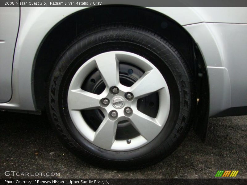 Radiant Silver Metallic / Gray 2008 Nissan Quest 3.5