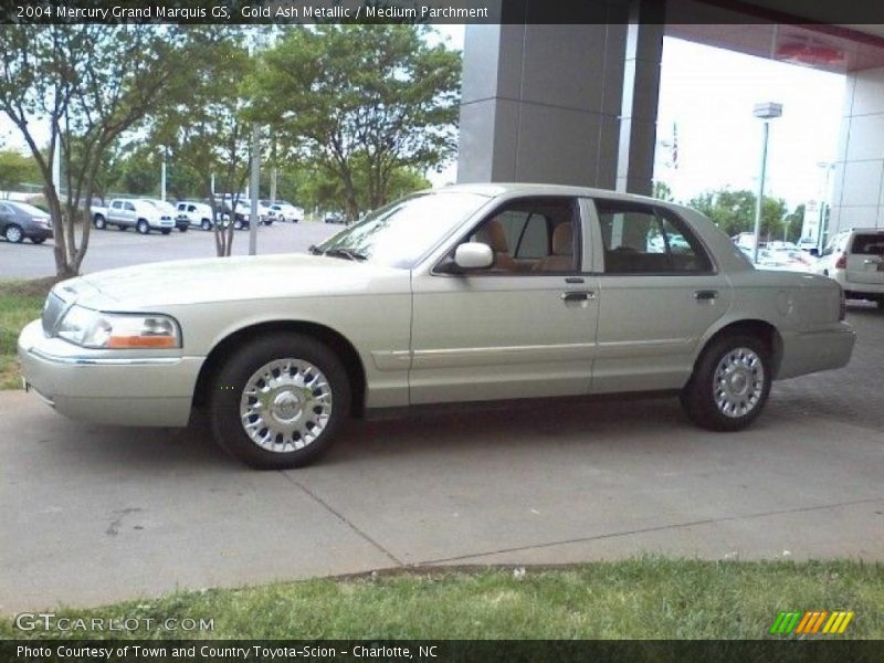 Gold Ash Metallic / Medium Parchment 2004 Mercury Grand Marquis GS