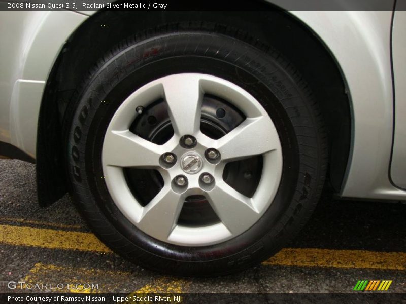 Radiant Silver Metallic / Gray 2008 Nissan Quest 3.5