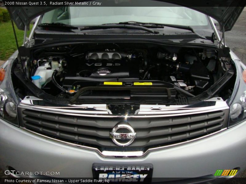 Radiant Silver Metallic / Gray 2008 Nissan Quest 3.5