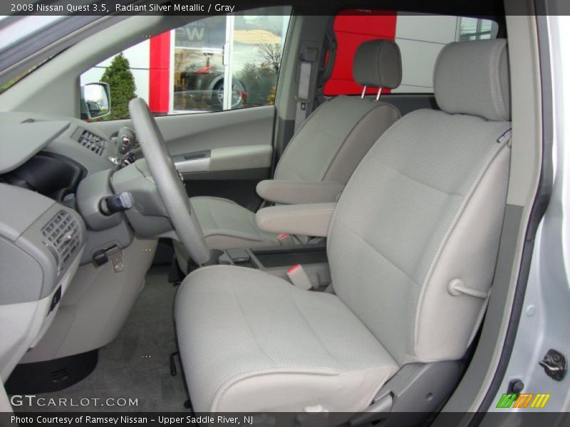 Radiant Silver Metallic / Gray 2008 Nissan Quest 3.5