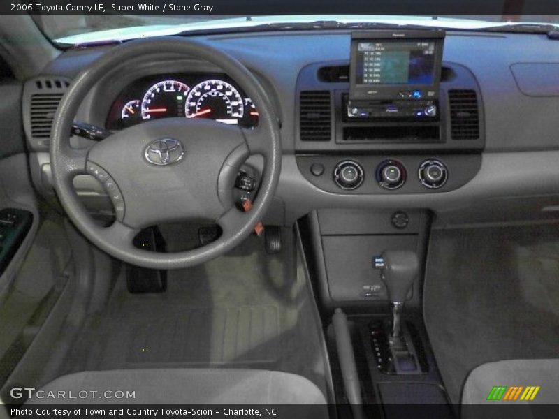 Super White / Stone Gray 2006 Toyota Camry LE