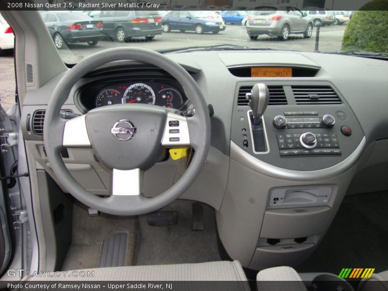 Radiant Silver Metallic / Gray 2008 Nissan Quest 3.5