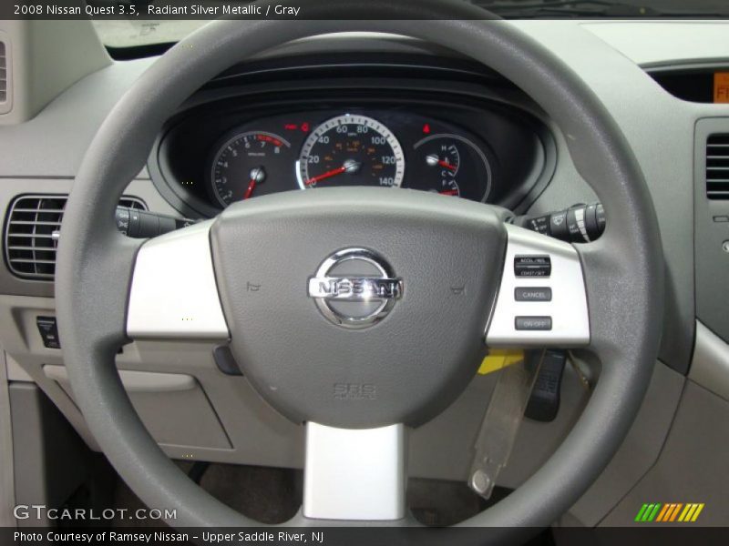 Radiant Silver Metallic / Gray 2008 Nissan Quest 3.5