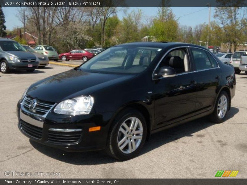 Black / Anthracite 2007 Volkswagen Jetta 2.5 Sedan