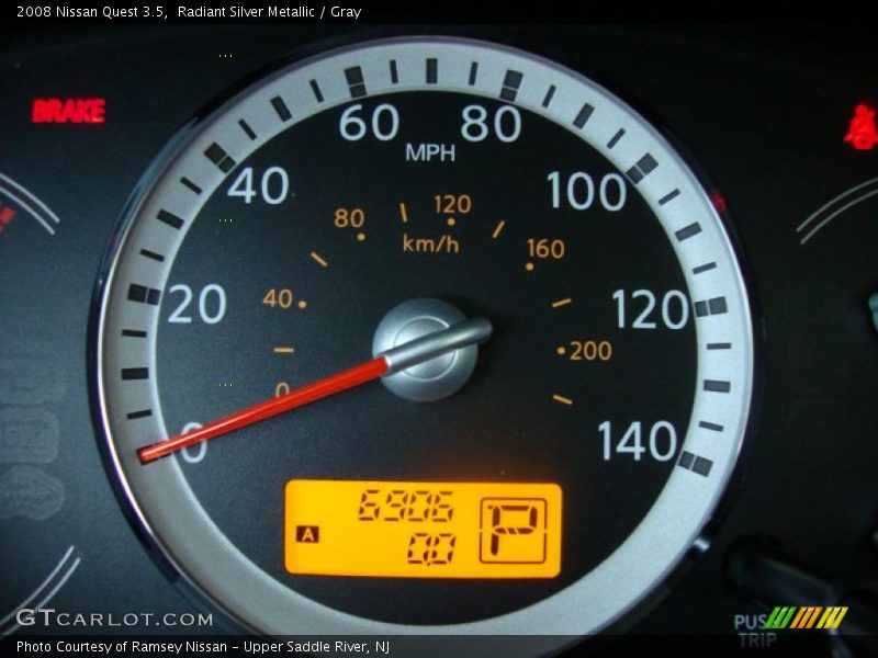 Radiant Silver Metallic / Gray 2008 Nissan Quest 3.5