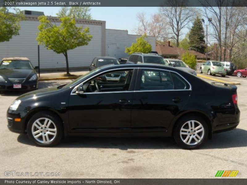 Black / Anthracite 2007 Volkswagen Jetta 2.5 Sedan