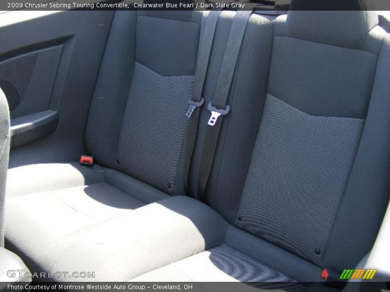 Clearwater Blue Pearl / Dark Slate Gray 2009 Chrysler Sebring Touring Convertible
