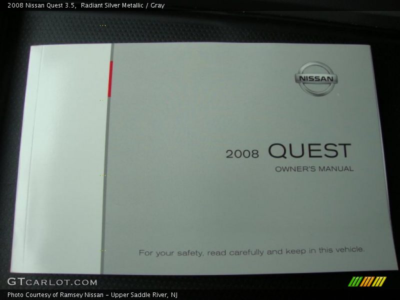 Radiant Silver Metallic / Gray 2008 Nissan Quest 3.5