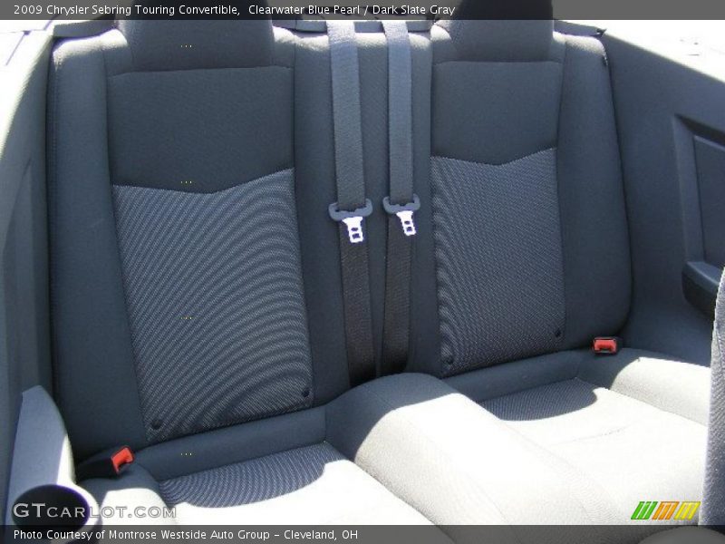 Clearwater Blue Pearl / Dark Slate Gray 2009 Chrysler Sebring Touring Convertible