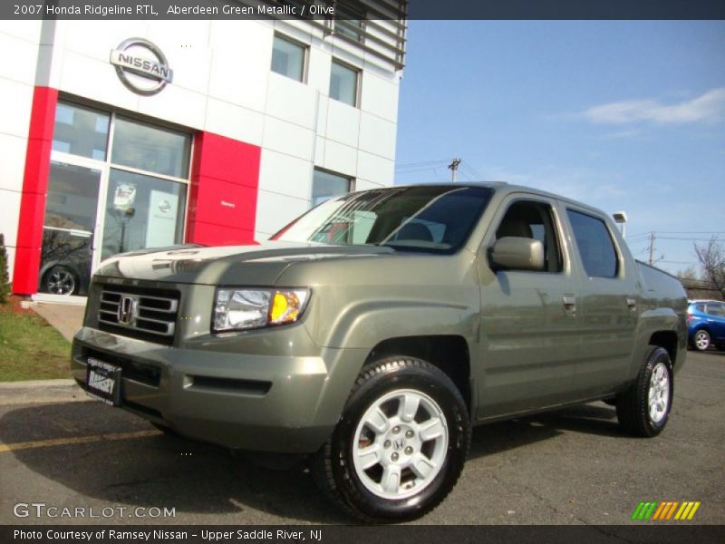 Aberdeen Green Metallic / Olive 2007 Honda Ridgeline RTL
