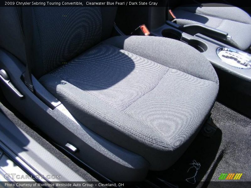 Clearwater Blue Pearl / Dark Slate Gray 2009 Chrysler Sebring Touring Convertible