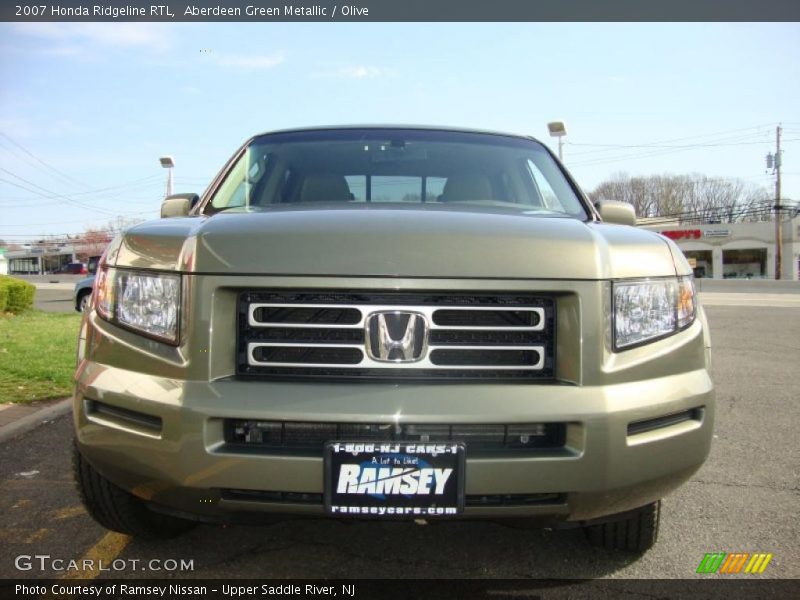 Aberdeen Green Metallic / Olive 2007 Honda Ridgeline RTL