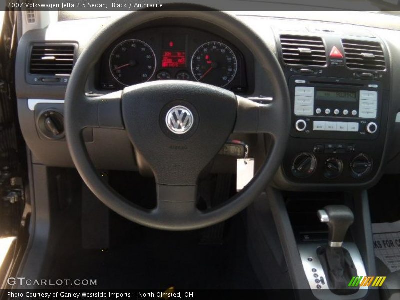 Black / Anthracite 2007 Volkswagen Jetta 2.5 Sedan