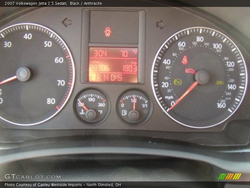 Black / Anthracite 2007 Volkswagen Jetta 2.5 Sedan
