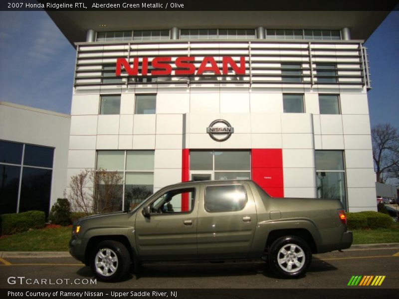 Aberdeen Green Metallic / Olive 2007 Honda Ridgeline RTL