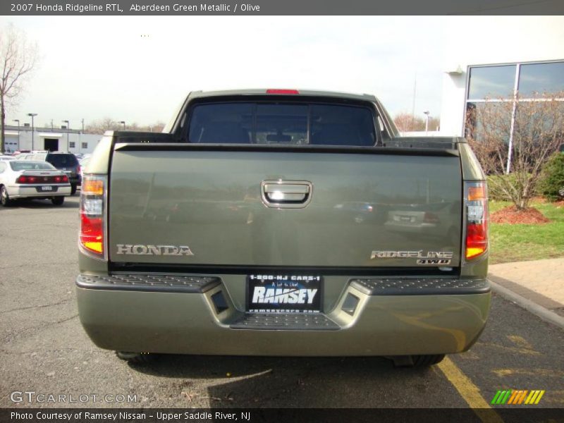 Aberdeen Green Metallic / Olive 2007 Honda Ridgeline RTL