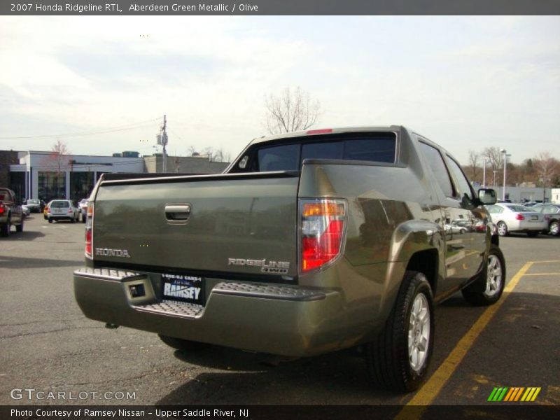 Aberdeen Green Metallic / Olive 2007 Honda Ridgeline RTL