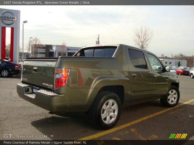 Aberdeen Green Metallic / Olive 2007 Honda Ridgeline RTL